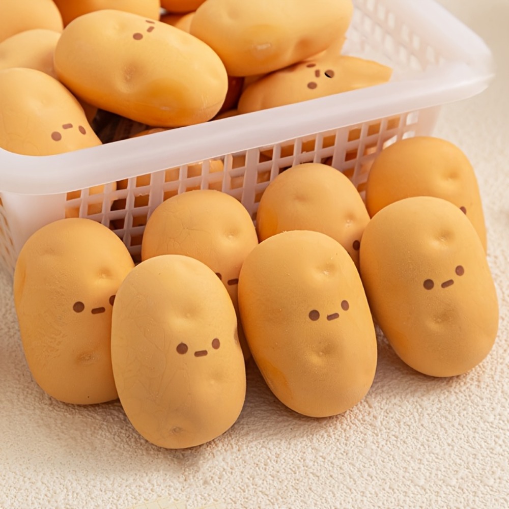 Ideal Stationery & Office Supply - 2pcs Funny Potato-Shaped Erasers, practical stationery