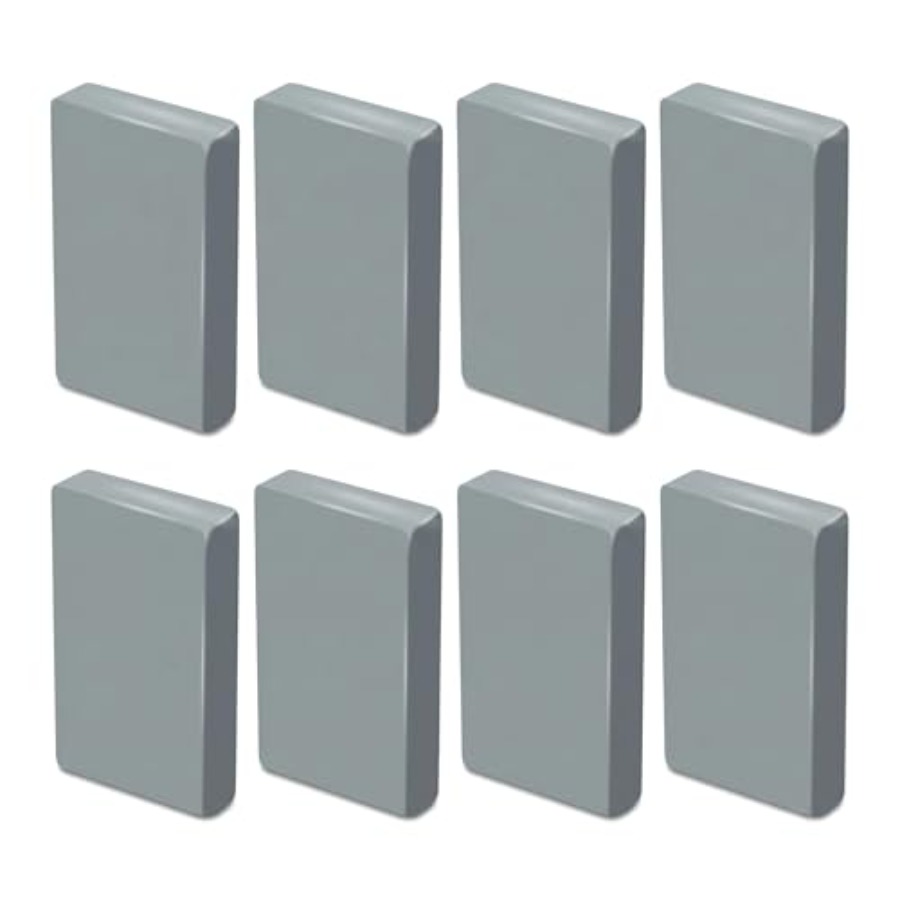 Rubber Eraser Kneaded - 8 Pack Large Grey Kneaded Erasers