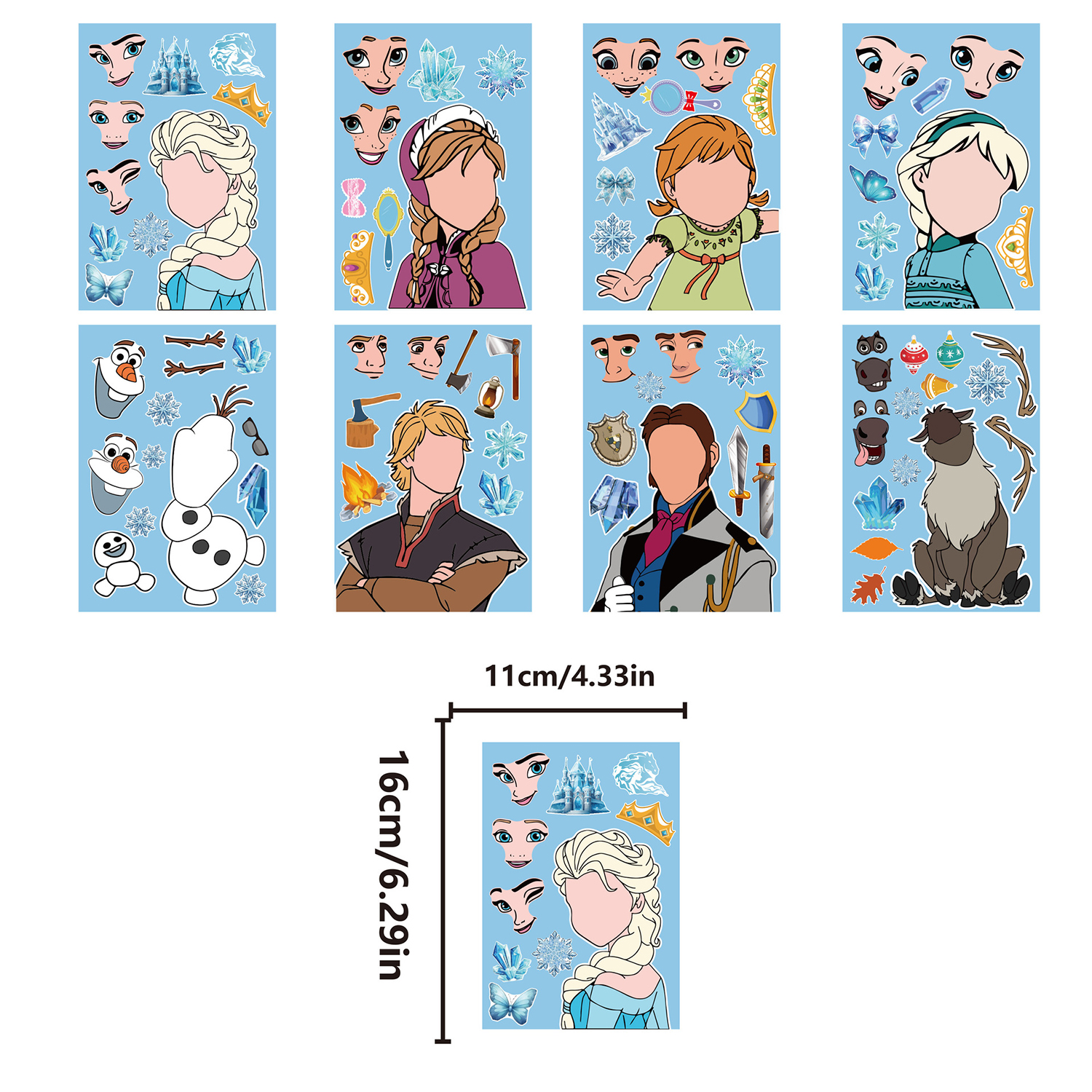 Frozen Queen Party Sticker Els - مراجعة Memo Pad Sticky وسعره