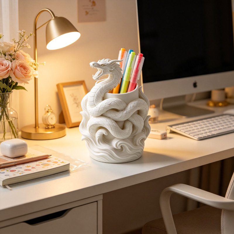 Dragon Relief Pen Holder, Desk - مراجعة Ideal Stationery & Office Supply وسعره