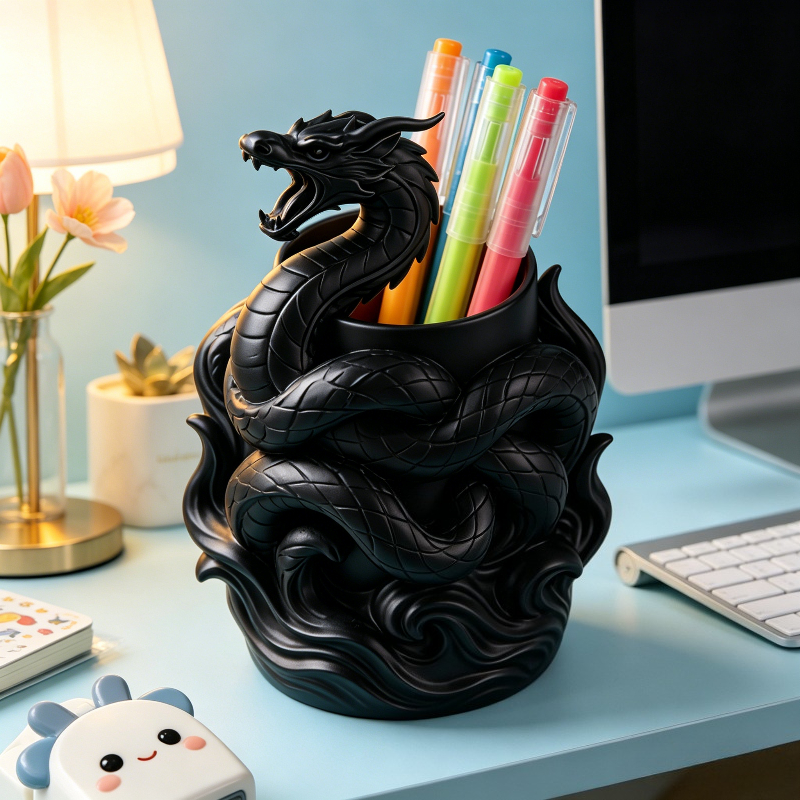 Dragon Relief Pen Holder, Desk - مراجعة Ideal Stationery & Office Supply وسعره