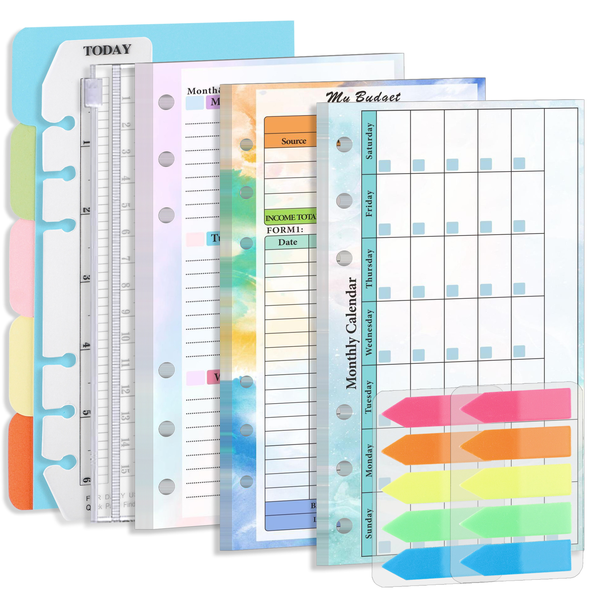 2026 NEW A6 Loose Leaf Noteboo - مراجعة Planner Weekly Budget وسعره