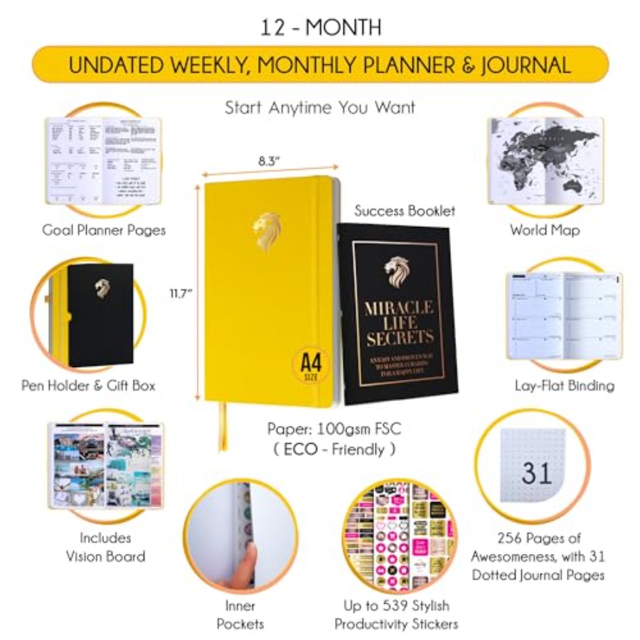 Life Planner - Undated Daily W - مراجعة Planner Weekly Budget وسعره