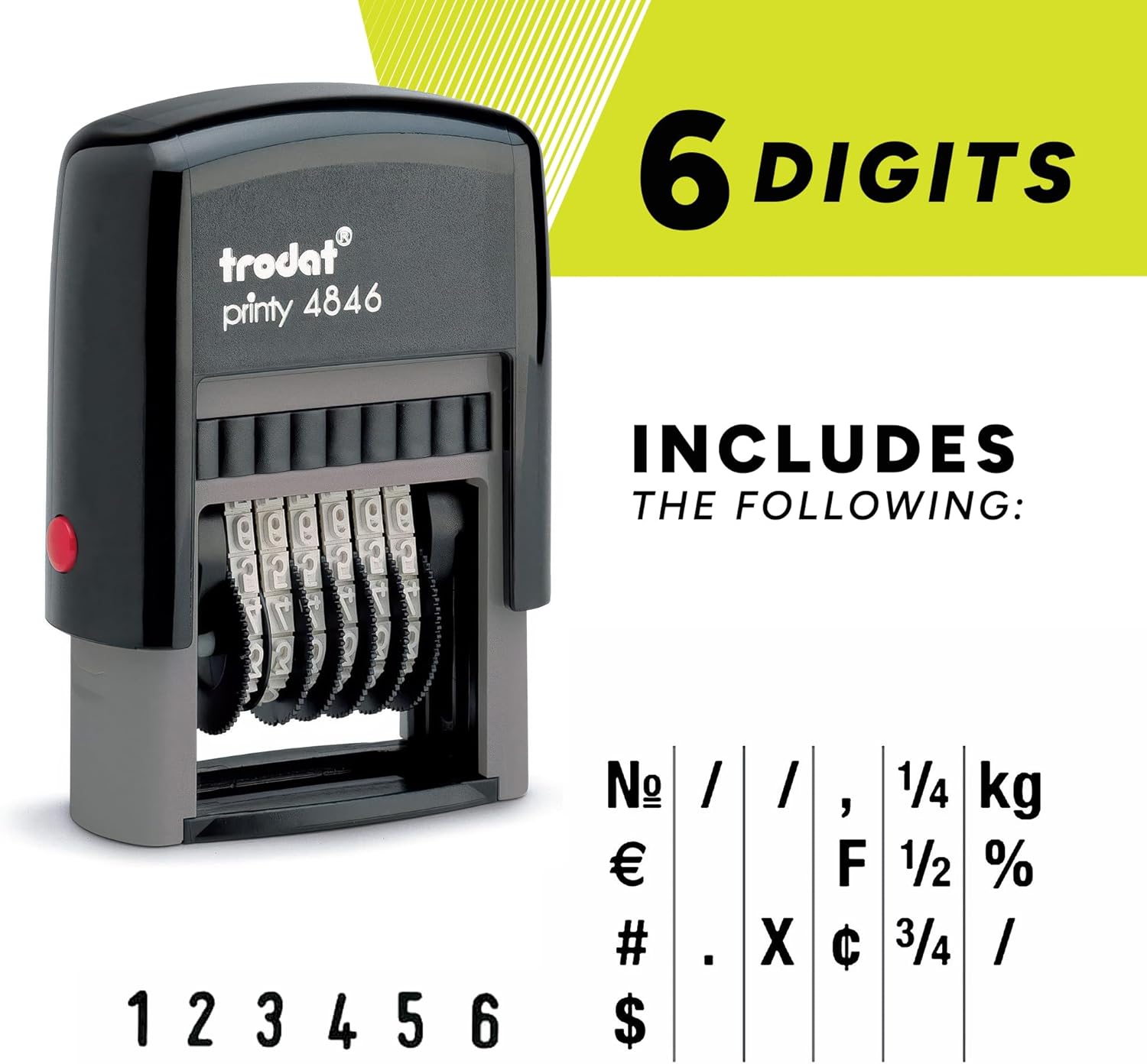 6-Digit Self-Inking Numberer R - مراجعة Self Inking Stamp وسعره