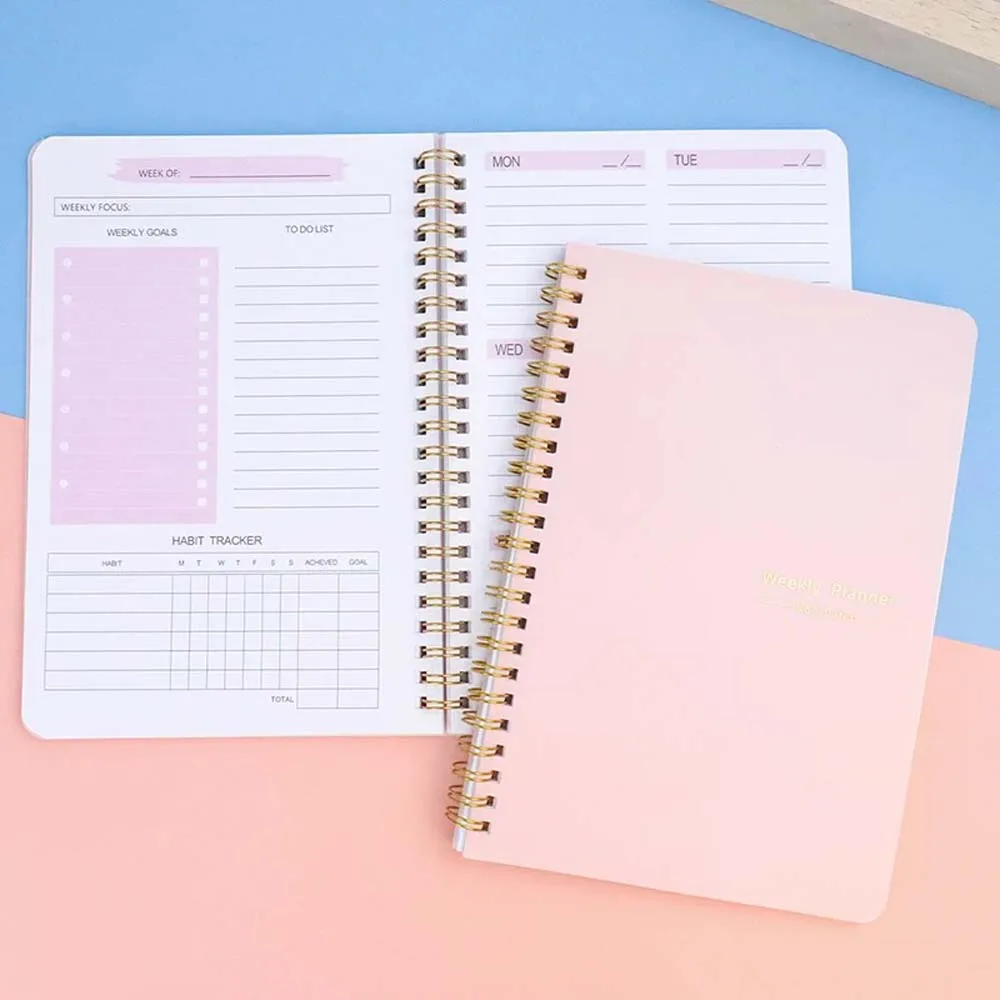 A5 Weekly Planner Coil Daily P - مراجعة Planner Weekly Budget وسعره
