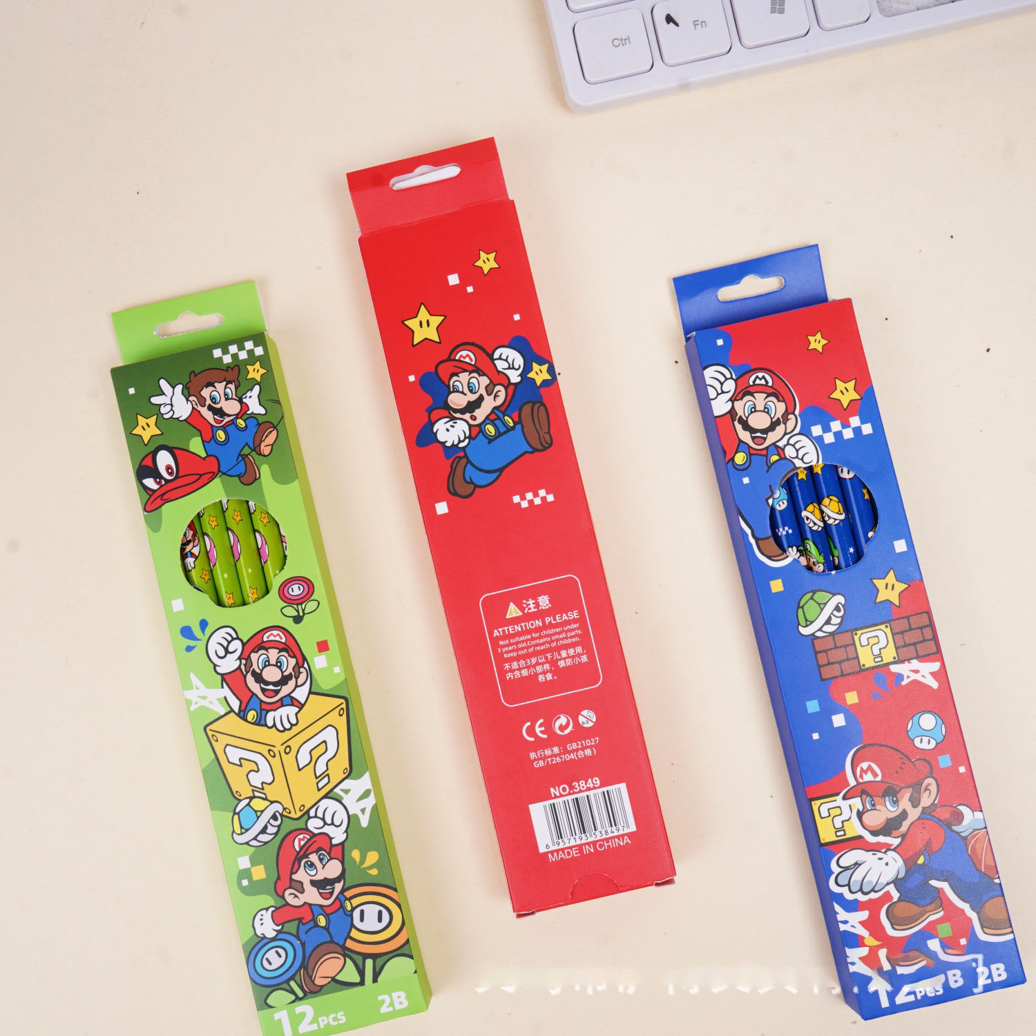 Super Mario element 2B pencil. - مراجعة Stationery Office وسعره