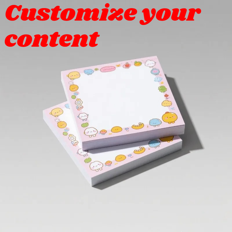 20pcs 7x7cm Custom Sticky Note - مراجعة Memo Pad Sticky وسعره