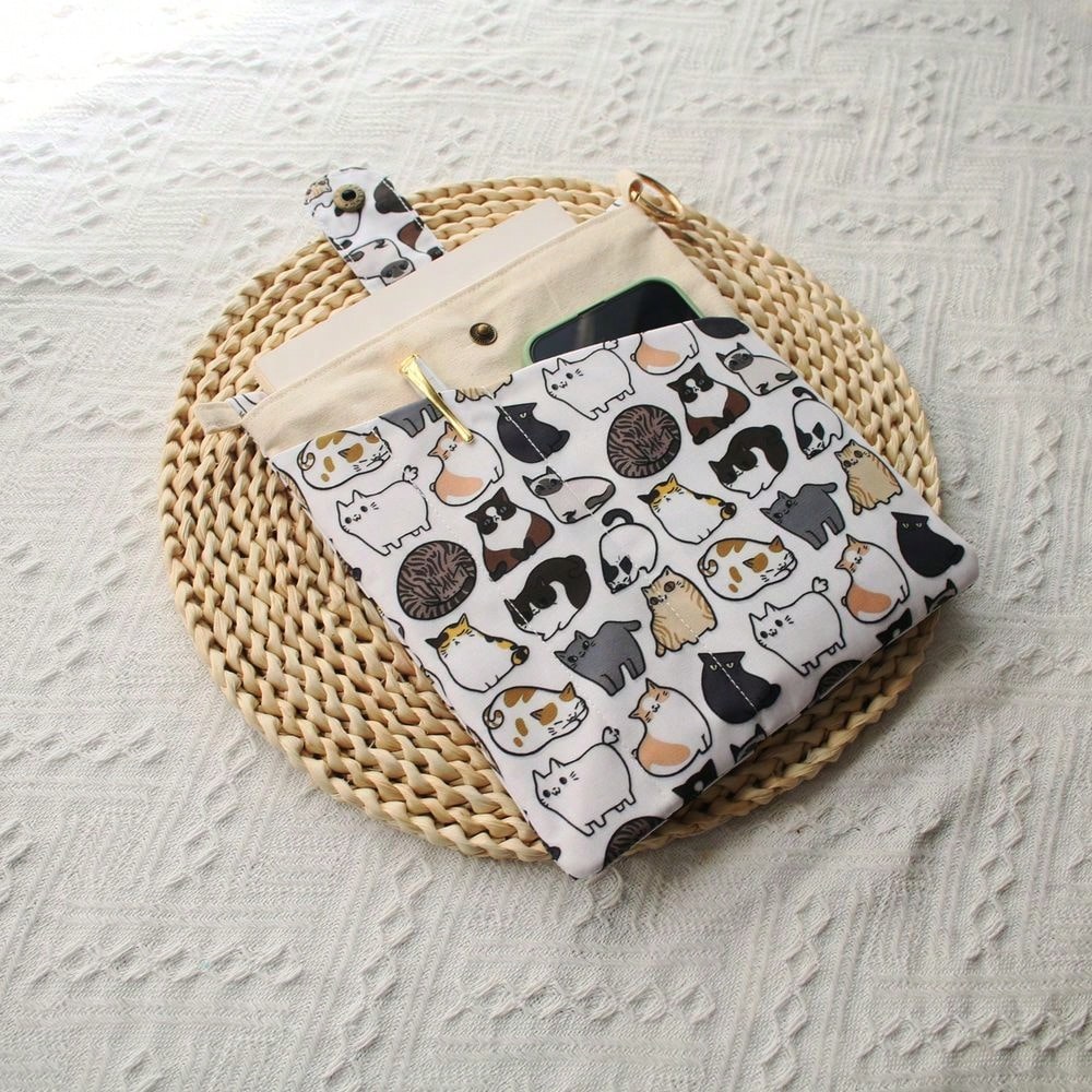 1PC Mellow Cat Canvas Book Bag - مراجعة Ideal Stationery & Office Supply وسعره