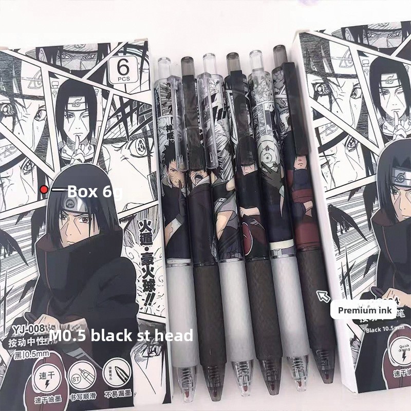 Anime Naruto Gel Pen Cute Cart - مراجعة Gel Ink Pen Set وسعره