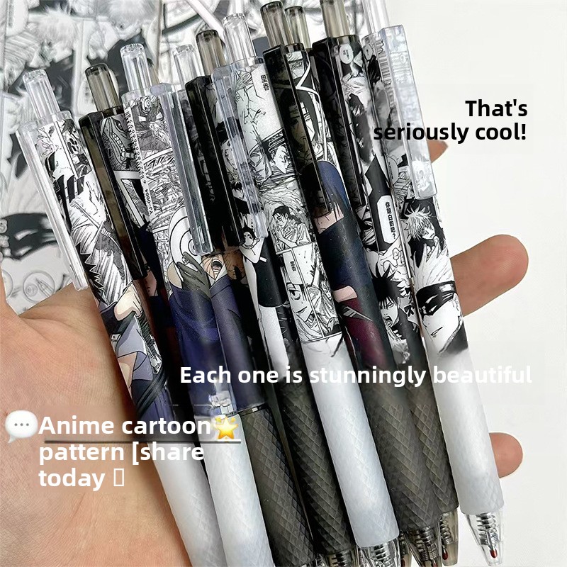 Anime Naruto Gel Pen Cute Cart - مراجعة Gel Ink Pen Set وسعره