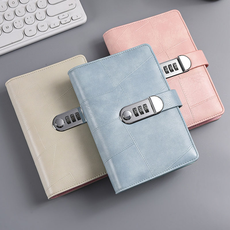 A6 PU Leather Password Lock Bi - مراجعة Planner Weekly Budget وسعره