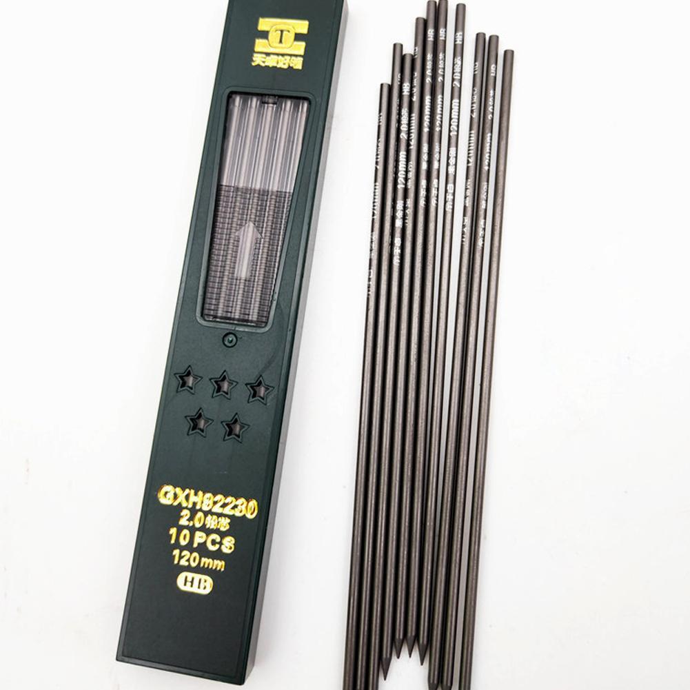 Hot 10Pcs/Box 2mm 2B HB Black  - مراجعة Mechanical Pencil Lead وسعره