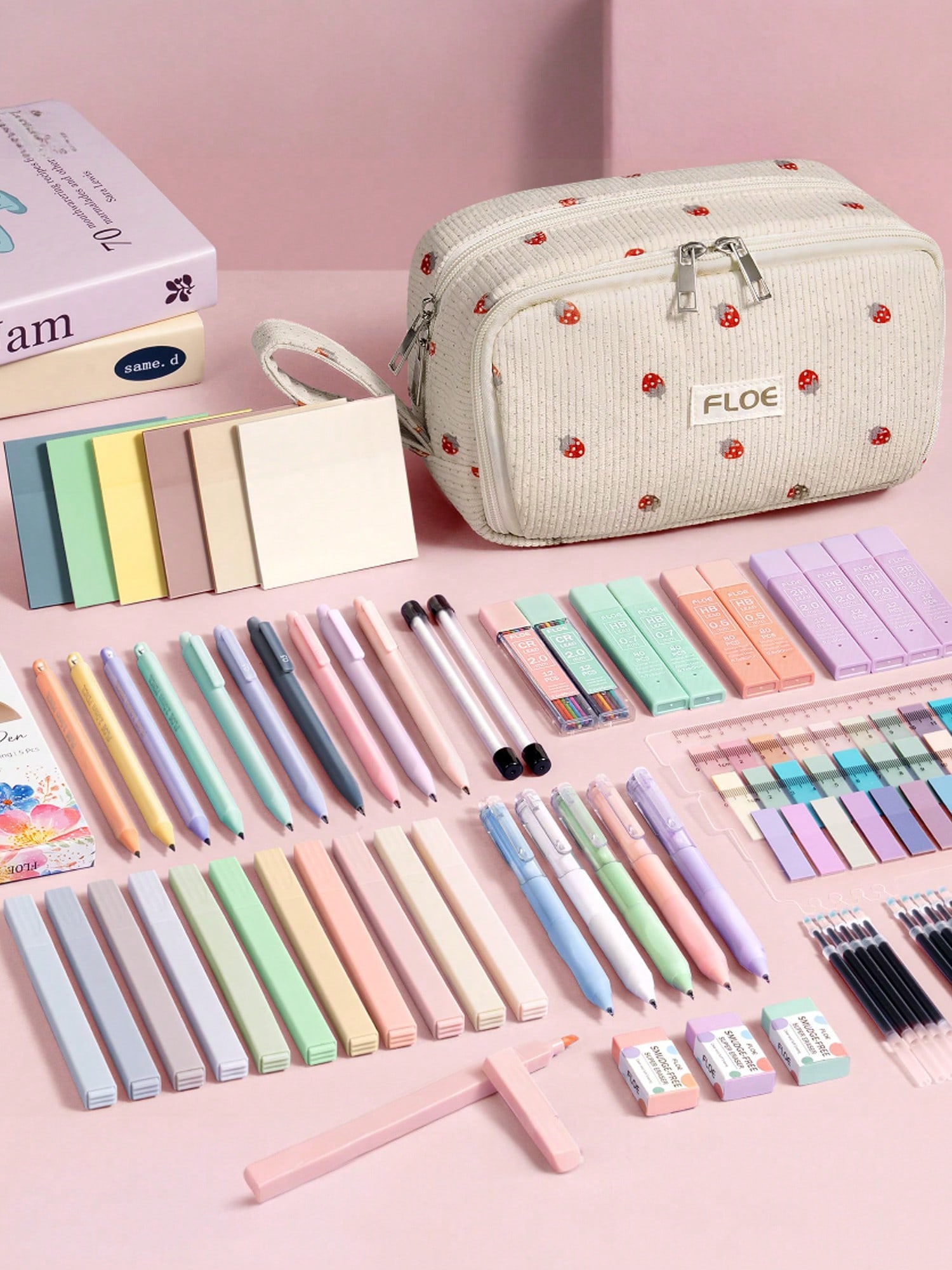62PCS Large Capacity Pencil Po - مراجعة Gel Ink Pen Set وسعره
