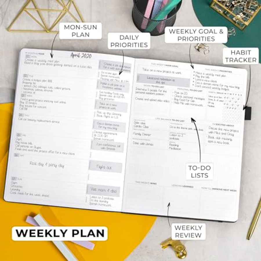 Planner Pro Premium Luxurious  - مراجعة Planner Weekly Budget وسعره