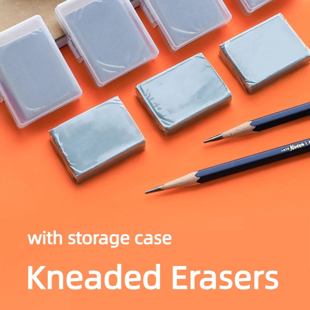 4Pcs Correcting Soft Sketching - مراجعة Rubber Eraser Kneaded وسعره