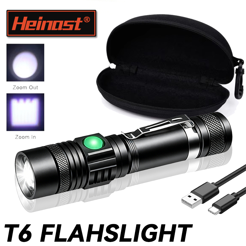 T6 LED Rechargeable Flashlight - مراجعة Stationery Supply وسعره