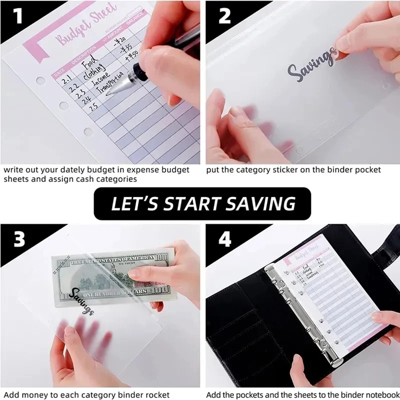 Macaron Color A6 Budget Binder - مراجعة Planner Weekly Budget وسعره