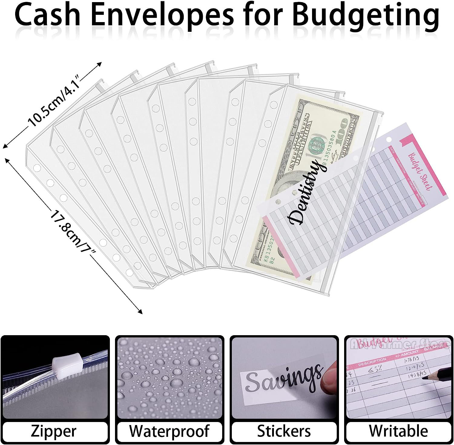 A6 Budget Binder with Cash Env - مراجعة Planner Weekly Budget وسعره