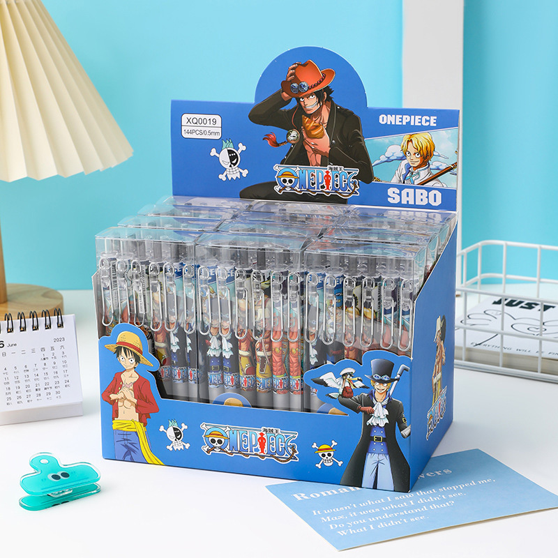Anime One Piece 12/24Pcs Black - مراجعة Gel Ink Pen Set وسعره