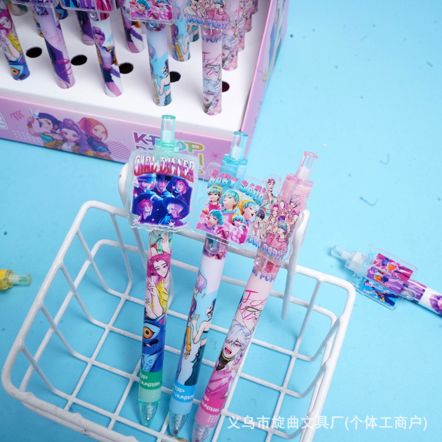 Cute Cartoon Press Gel Pen Set - مراجعة Gel Ink Pen Set وسعره