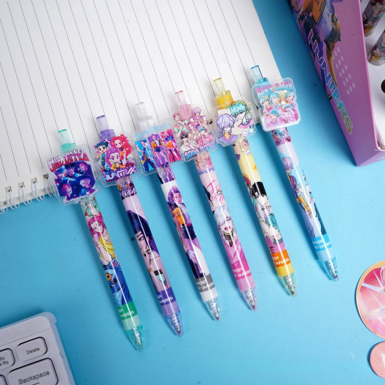 Cute Cartoon Press Gel Pen Set - مراجعة Gel Ink Pen Set وسعره