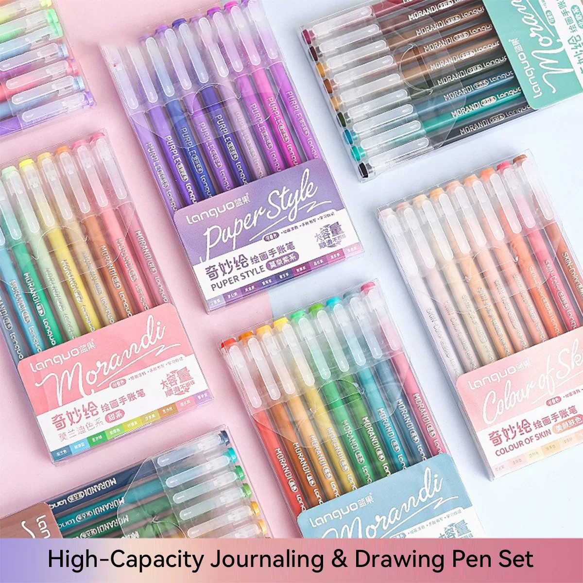 9pcs Set Morandi Color 0.5mm G - مراجعة Gel Ink Pen Set وسعره