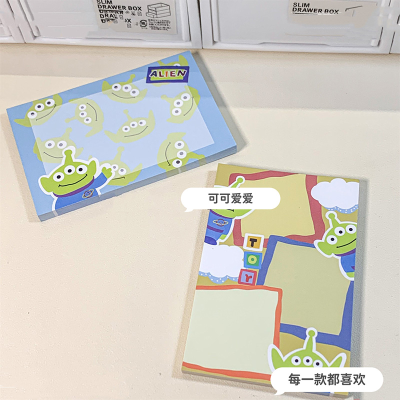 Disney Toy Story Alien Notepad - مراجعة Stationery Office وسعره