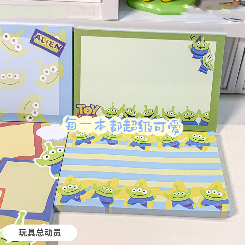 Disney Toy Story Alien Notepad - مراجعة Stationery Office وسعره