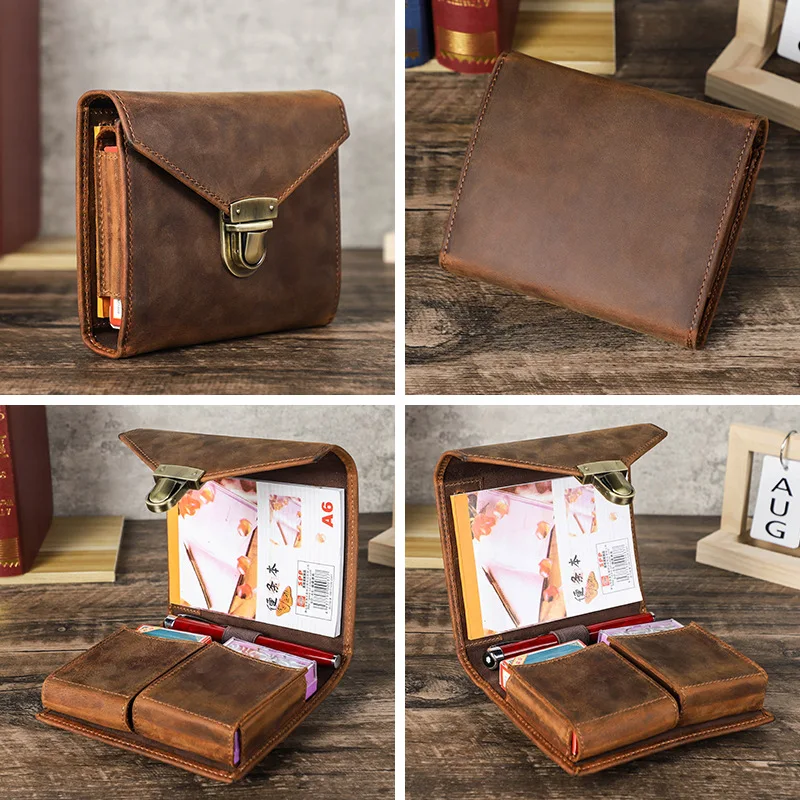 Luxury Retro Leather Notebook  - مراجعة Stationery Supply Business وسعره