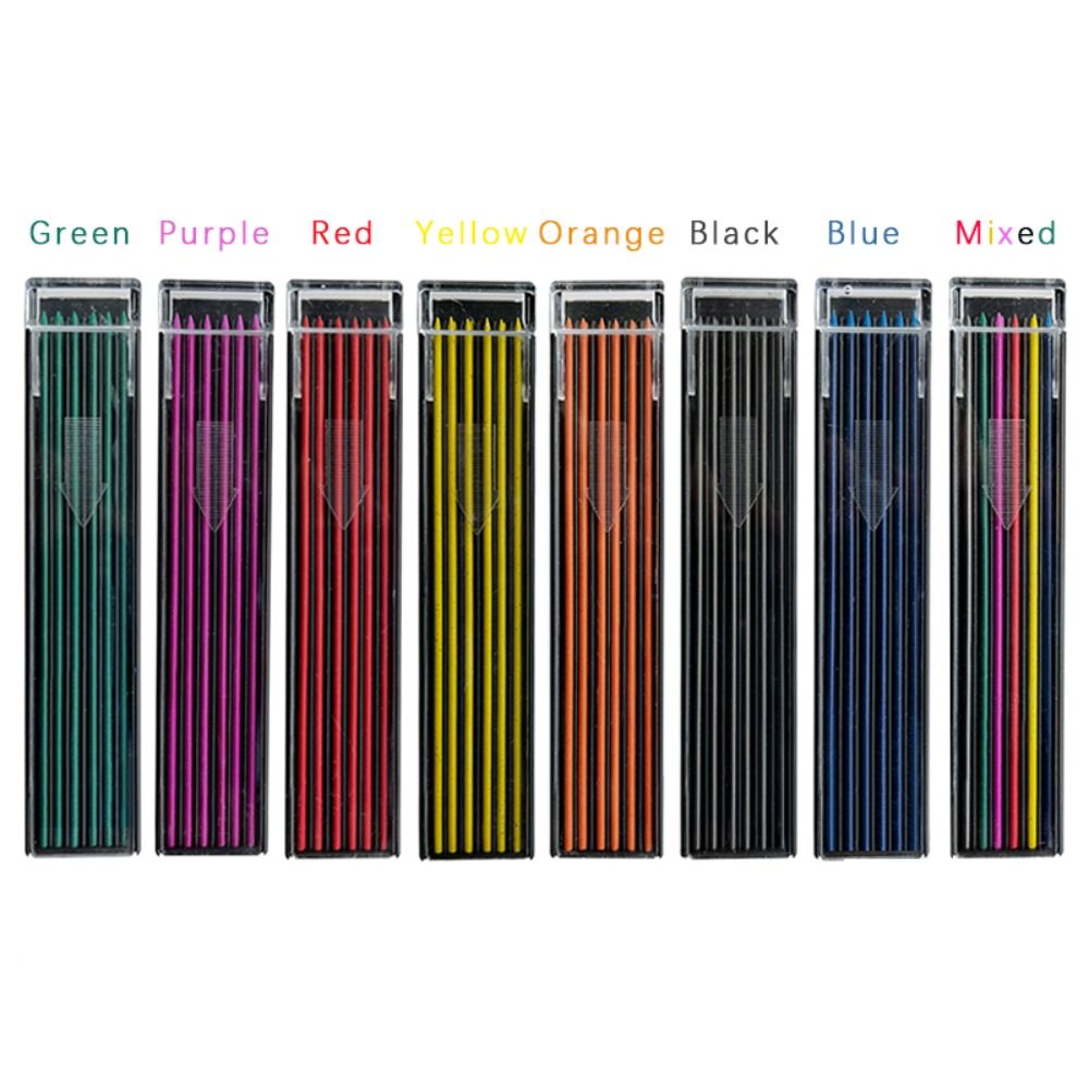 12PCS/Box 2.0mm HB Multi-color - مراجعة Mechanical Pencil Lead وسعره