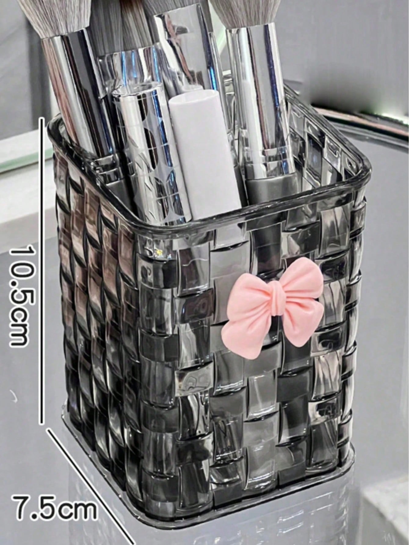 1pc Woven Texture Makeup Brush - مراجعة Office Stationery And Supply وسعره