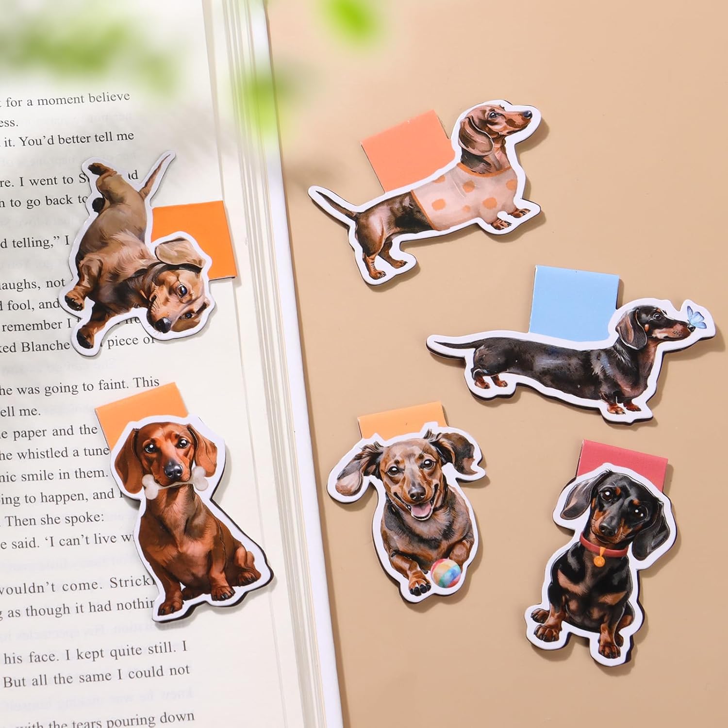 6/12 Darcy Dog Themed Waterpro - مراجعة Bookmark Magnetic Clip وسعره