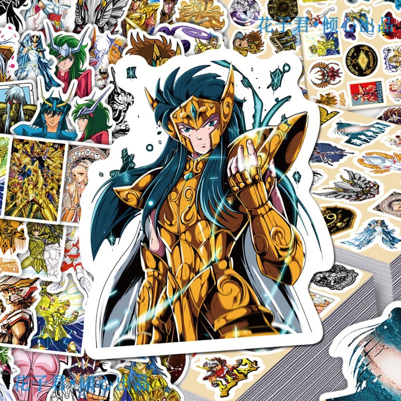 101Pcs Saint Seiya Anime Stick - مراجعة Stationery Office وسعره