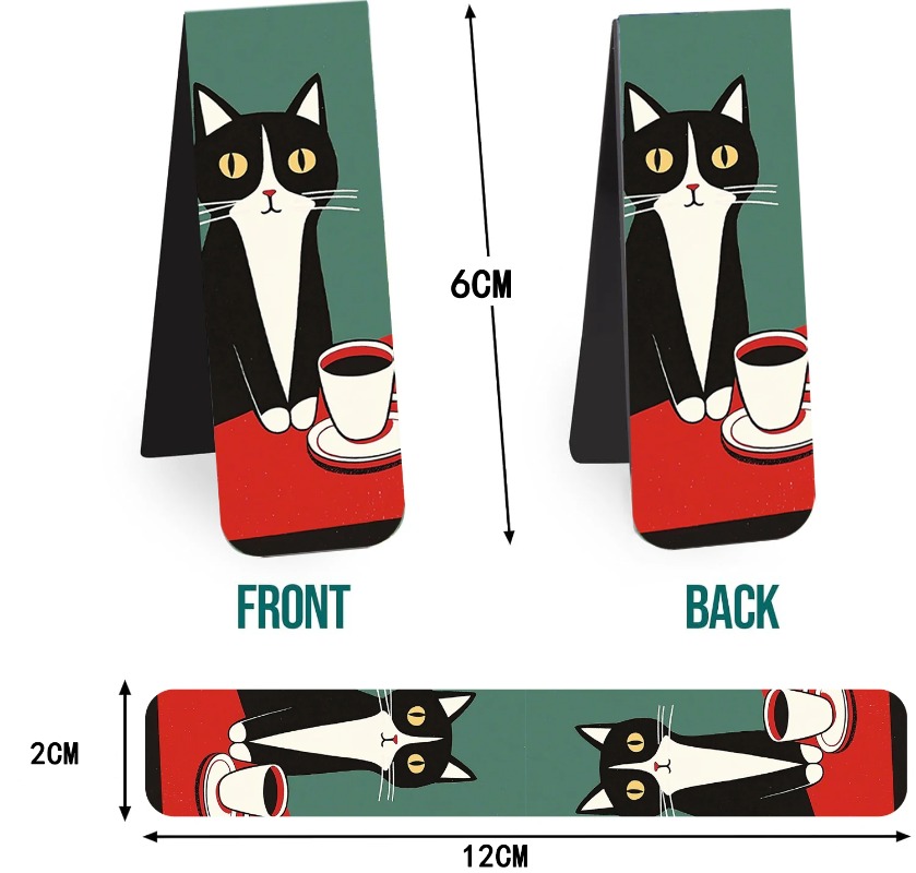 5PCS Simple And Fun Cat Magnet - مراجعة Office Supply Office Stationery Items وسعره