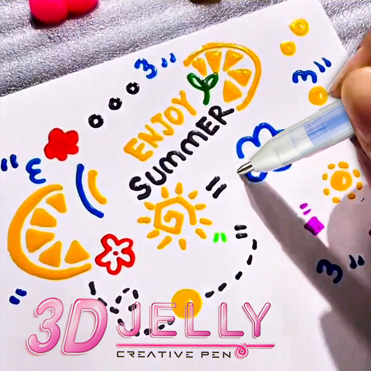 SHANDS 12PCS 3D Jelly Gel Pens - مراجعة Gel Ink Pen Set وسعره