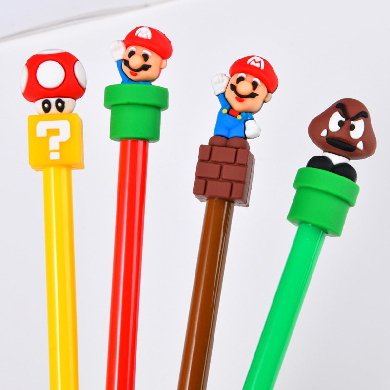 Mario Character Ballpoint Pens - مراجعة Ideal Stationery & Office Supply وسعره
