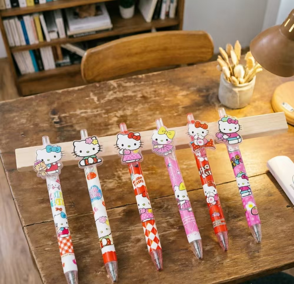 Cute Hello Kitty Gel Pen 0.5mm - مراجعة Office Supply Office Stationery Items وسعره