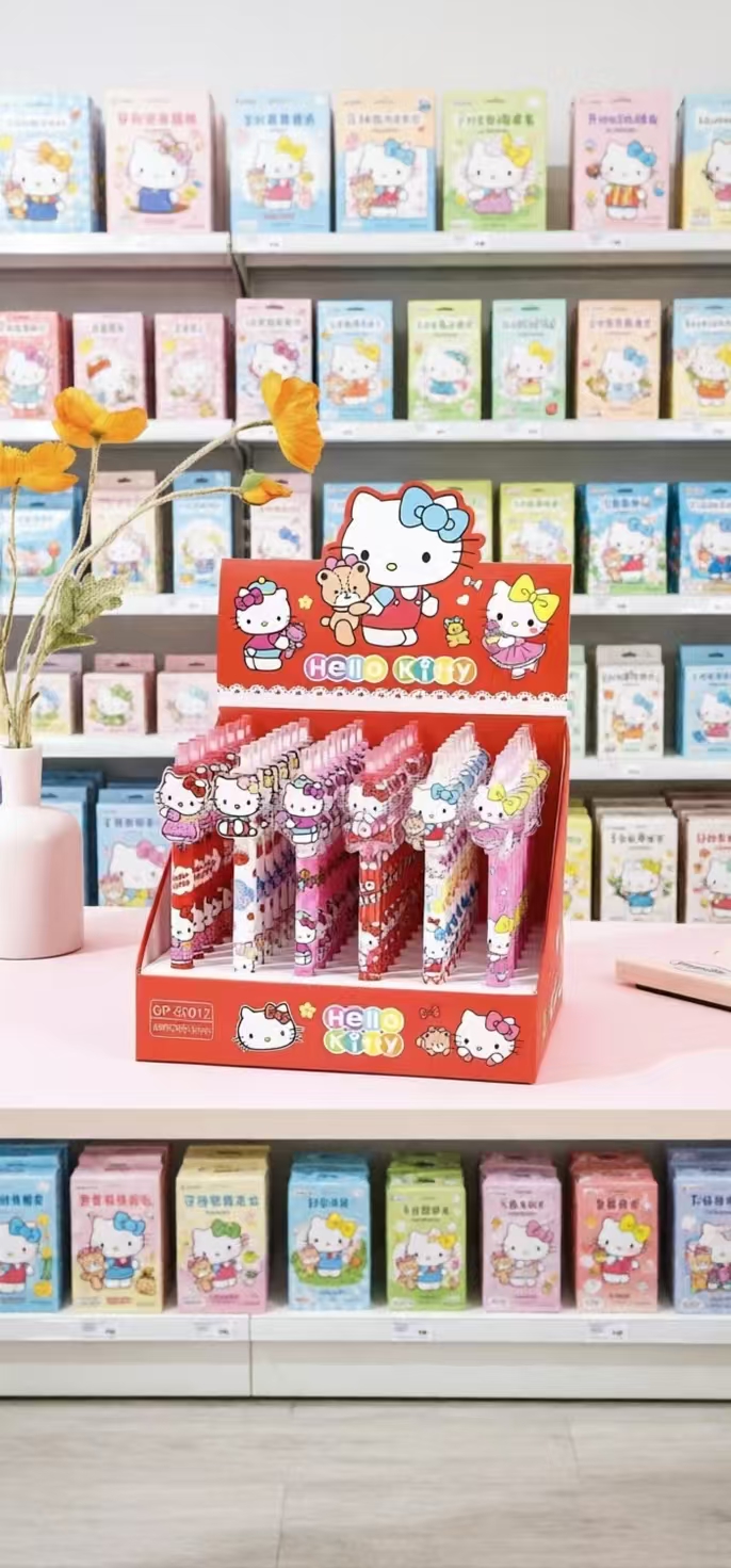 Cute Hello Kitty Gel Pen 0.5mm - مراجعة Office Supply Office Stationery Items وسعره