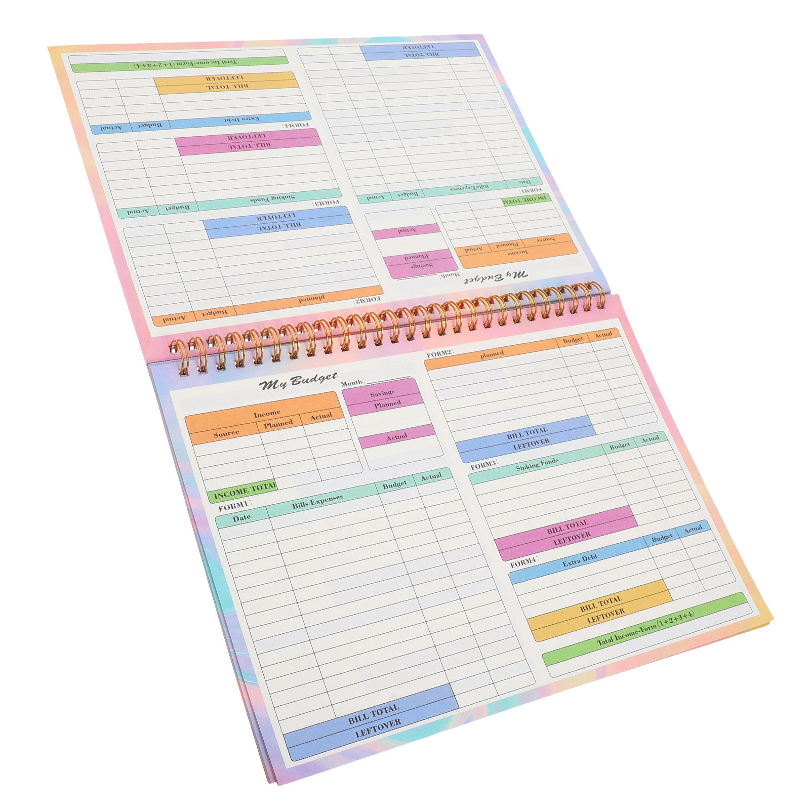 B5 Financial Ledger Daily Week - مراجعة Planner Weekly Budget وسعره