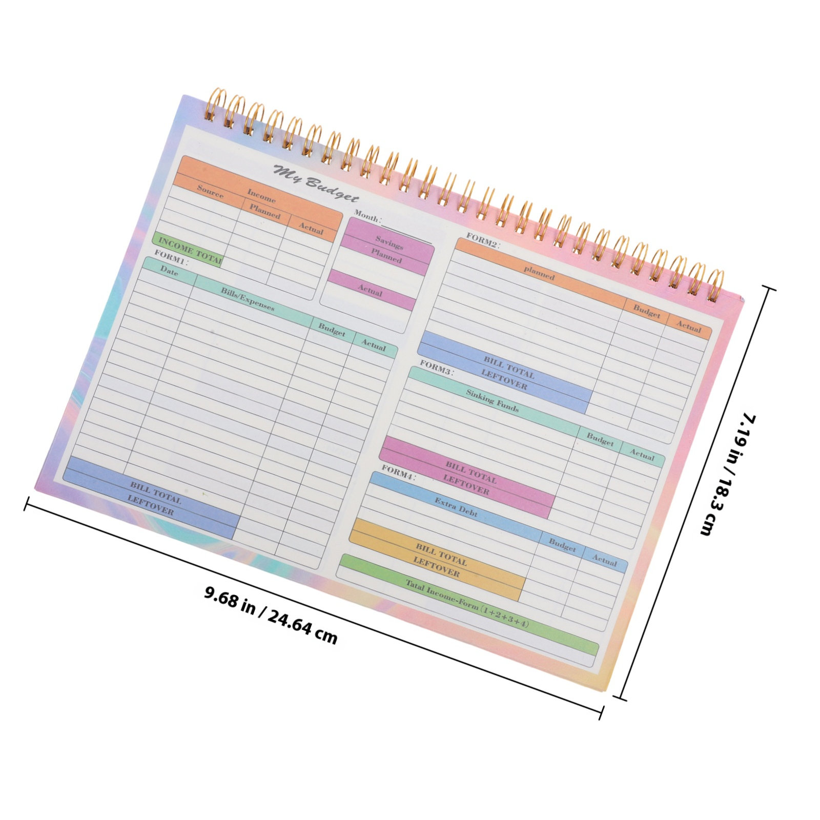B5 Financial Ledger Daily Week - مراجعة Planner Weekly Budget وسعره