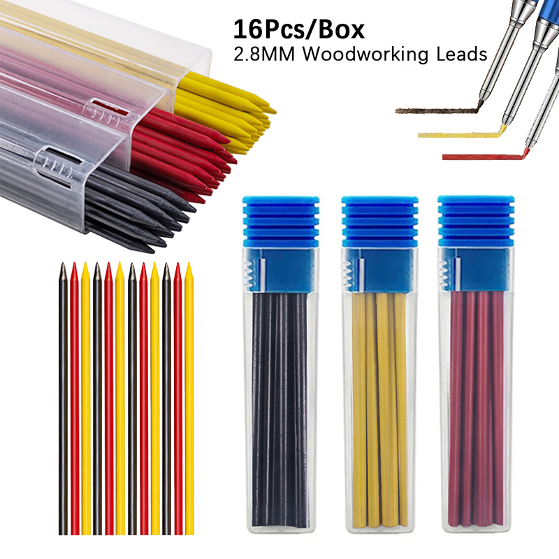 16pcs/Box 2.8mm 2B Solid Carpe - مراجعة Mechanical Pencil Lead وسعره