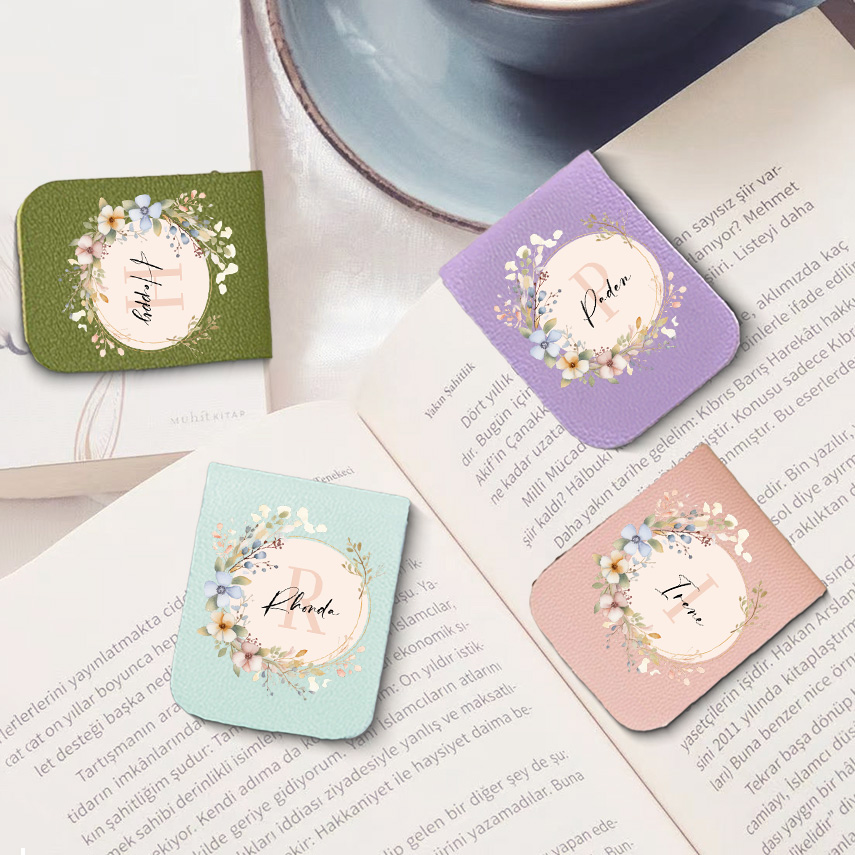 1pc Name Bookmark with Mirror  - مراجعة Bookmark Magnetic Clip وسعره