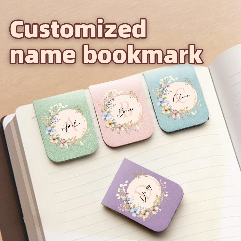 1pc Name Bookmark with Mirror  - مراجعة Bookmark Magnetic Clip وسعره