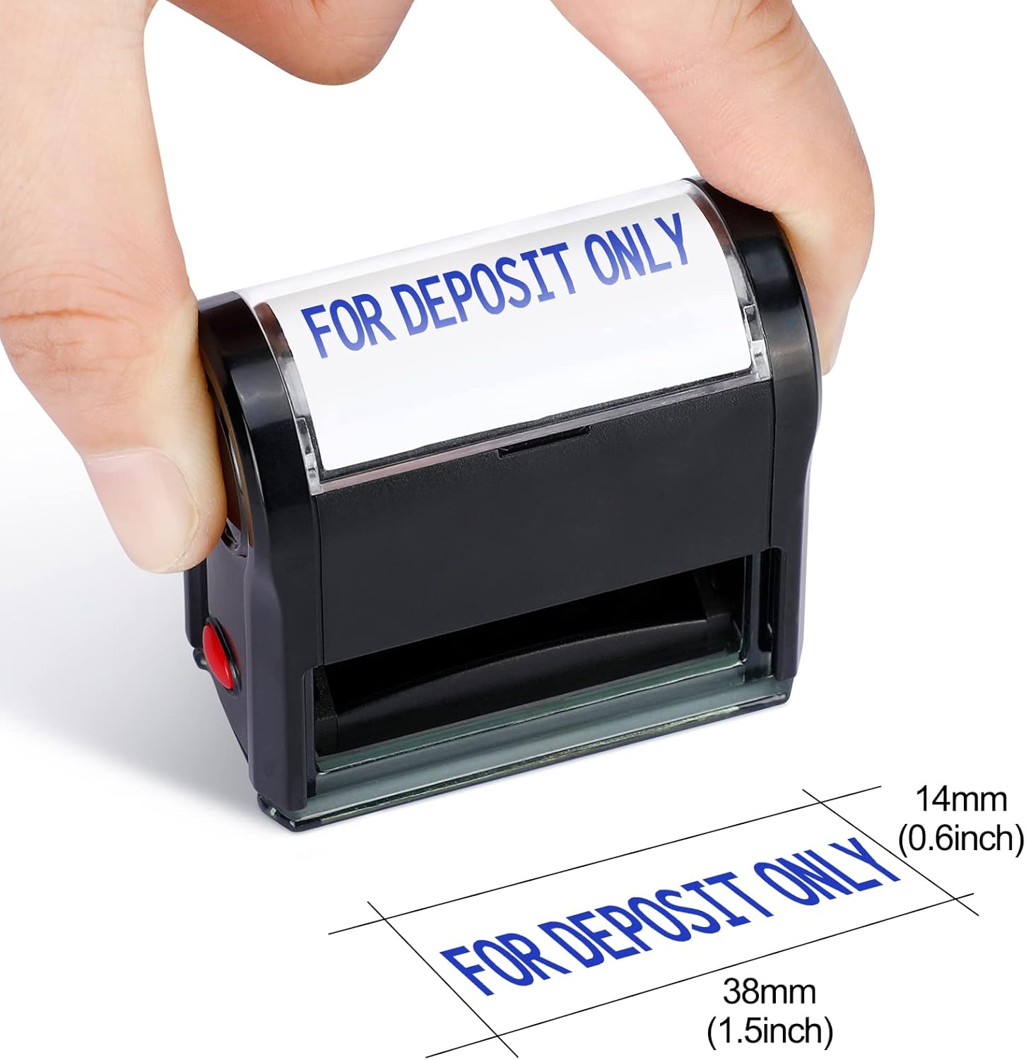 2-Pack For Deposit Only Self-I - مراجعة Self Inking Stamp وسعره