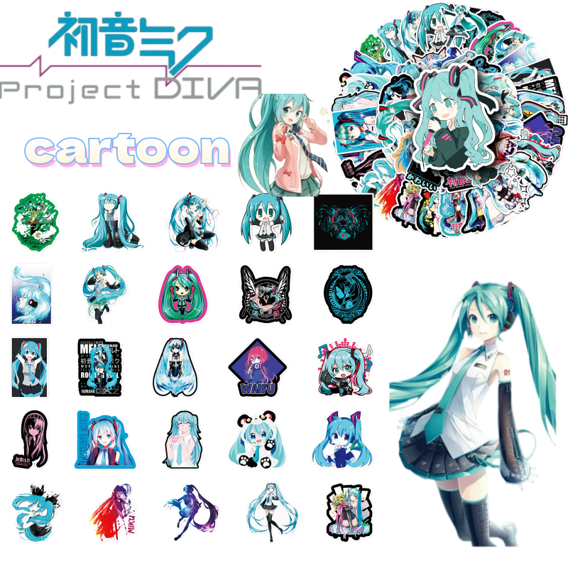 Hatsune Miku Graffiti Stickers - مراجعة Memo Pad Sticky وسعره
