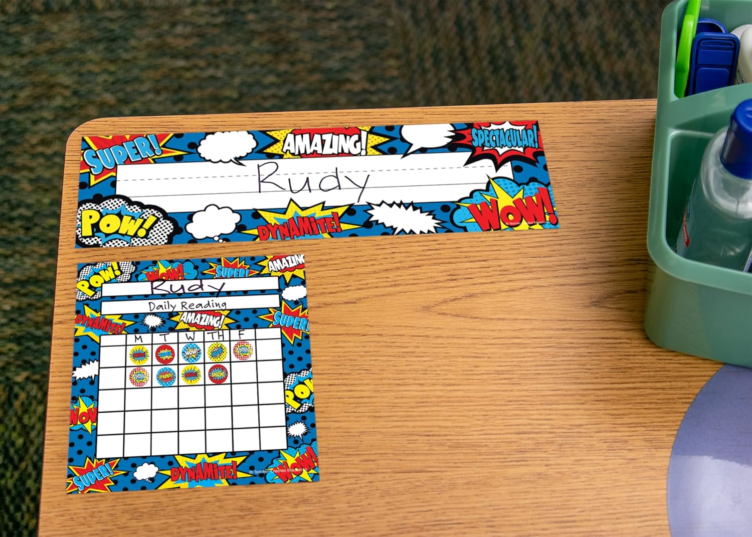 Superhero Flat Name Plates for - مراجعة Desk Name Plate وسعره