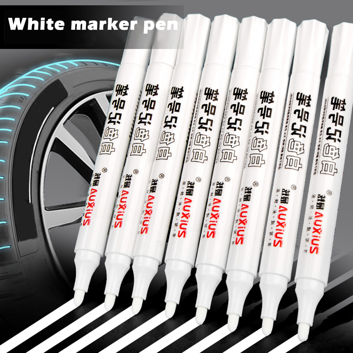 White Marker Pens Set 2.0mm Oi - مراجعة Gel Ink Pen Set وسعره