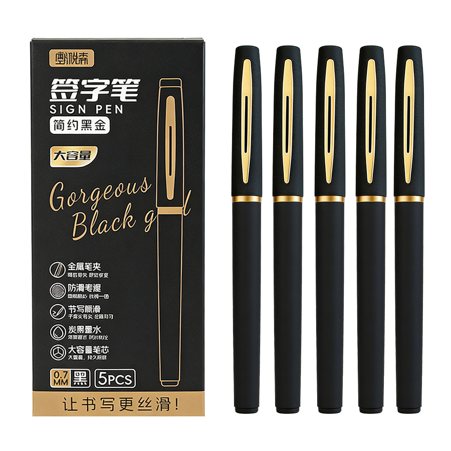 5Pcs/Pack Large Capacity Gel P - مراجعة Stationery Supply Business وسعره