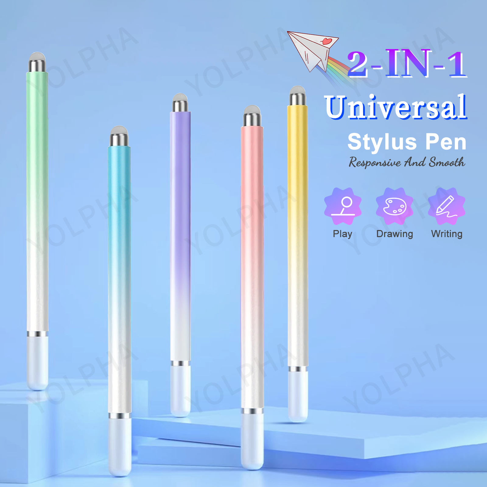 2 in 1 Universal Stylus Pen fo - مراجعة Sticky Note Cube وسعره