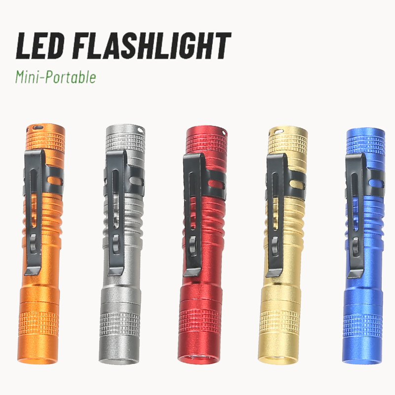 Portable Mini LED Pen Flashlig - مراجعة Stationery Supply وسعره